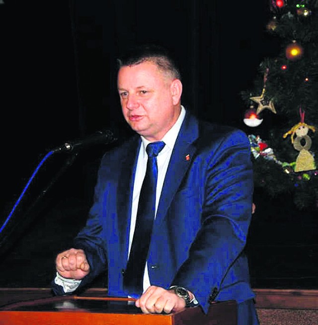 Burmistrz gminy Dobrzyca Jarosław Pietrzak