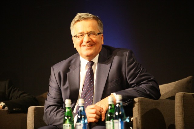 Bronisław Komorowski w Łodzi. Debata w Wytwórni