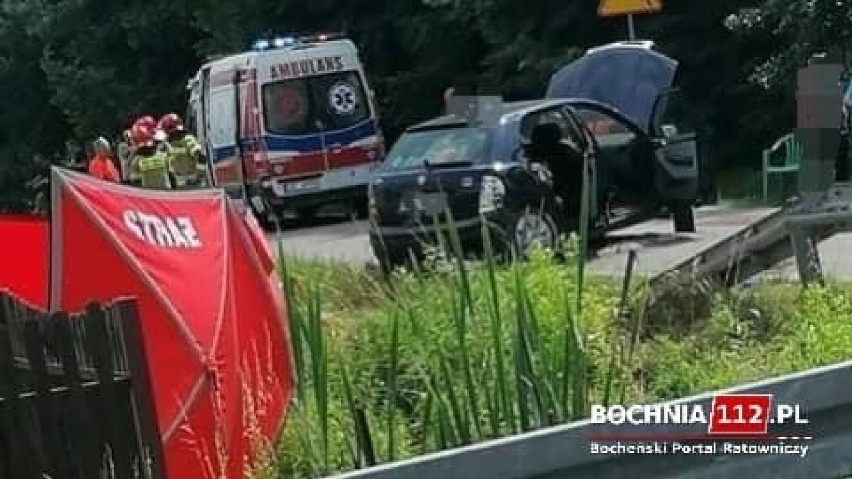 Na miejscu wypadku w Dąbrówce i Brzeźnicy kierowców czekały...