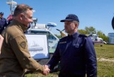 Prezydent Andrzej Duda nieopodal granicy z Obwodem Królewieckim odwiedził placówkę Morskiego Oddziału Straży Granicznej w Starej Pasłęce