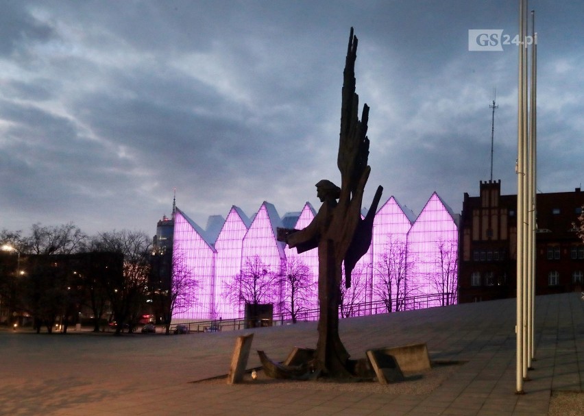 Purple Day. Szczecińska filharmonia zaświeciła na fioletowo. Zobacz zdjęcia