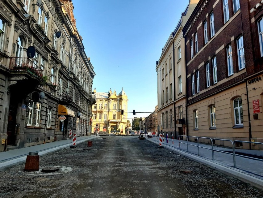 Widać już duże zmiany na ulicy Kraszewskiego w Jarosławiu [ZDJĘCIA]