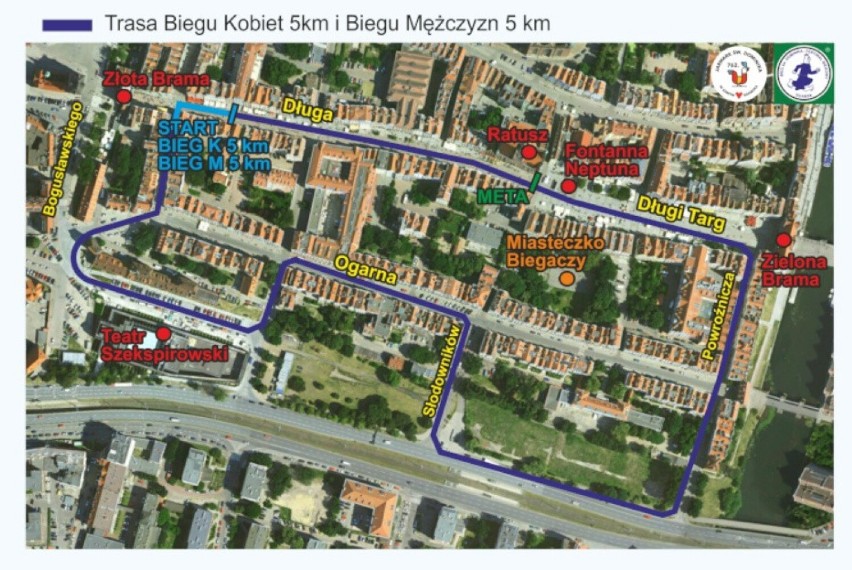 Bieg św. Dominika w Gdańsku, 30.07. 2022 r. Zmiany w organizacji ruchu oraz szczegółowa trasa biegu