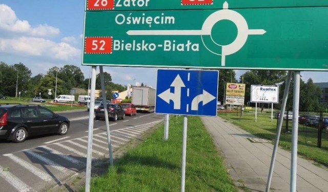 Remont na DK52 ma ułatwić przejazd przez Wadowice w kierunku Krakowa