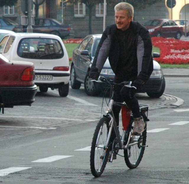 Trzy lata temu Ryszard Grobelny był najszybszy na rowerze. Tym razem pojedzie MPK