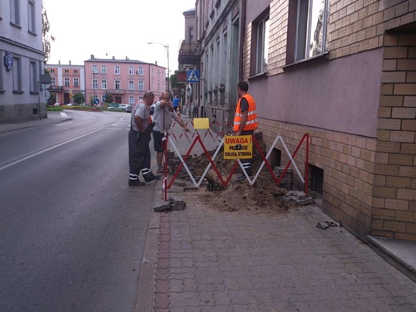 Rozszczelnienie gazu na ul. Poznańskiej we Wronkach