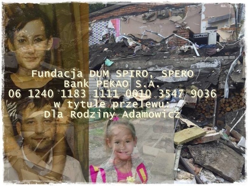 Rodzina ciężko poparzona, dom zniszczony. Trwa akcja "Pomoc dla Amelki, Oli i Daniela"
