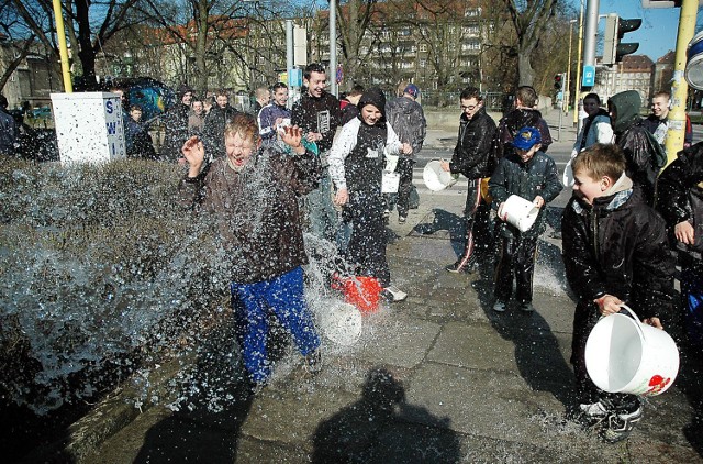 Lany poniedziałek w Szczecinie w 2005 roku