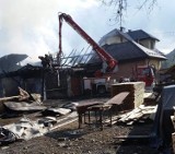 Spłonęła stolarnia w Jurkowie. Straty sięgają 600 tys. zł 