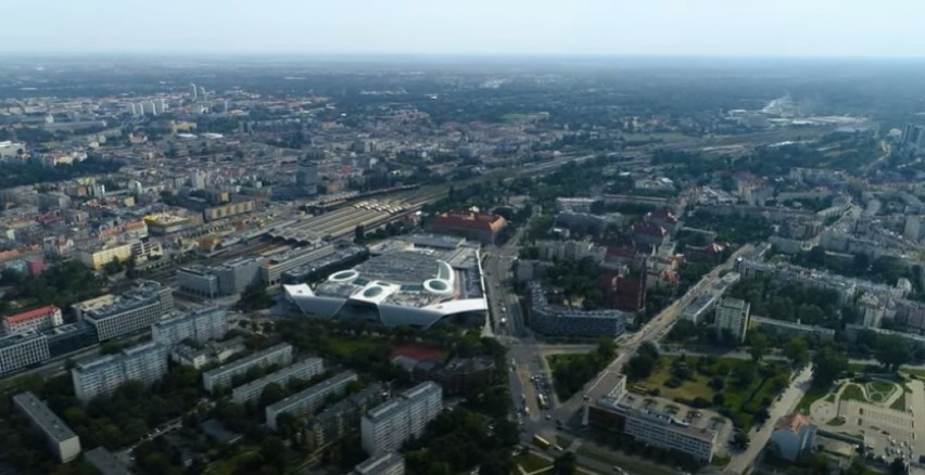 Wrocław z lotu drona