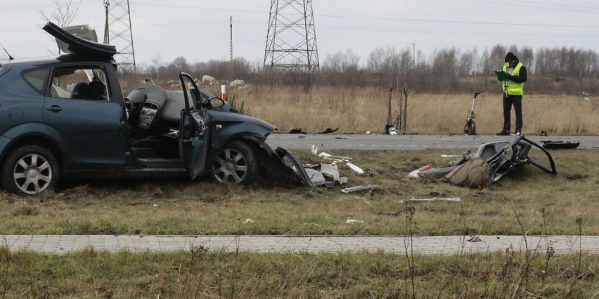 Wypadek we Władysławowie (26.1.2015)
