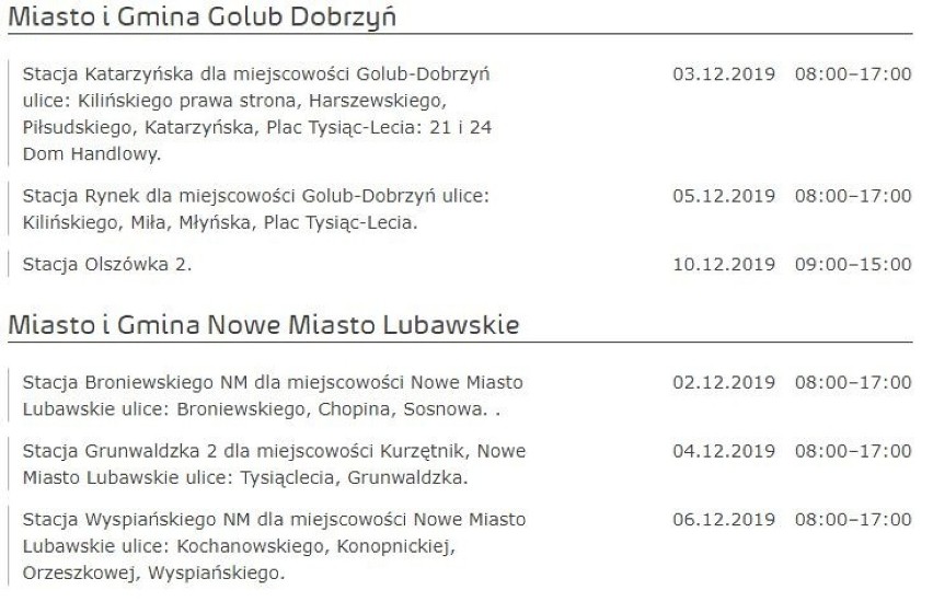 Energa Operator informuje o planowanych wyłączeniach prądu w...