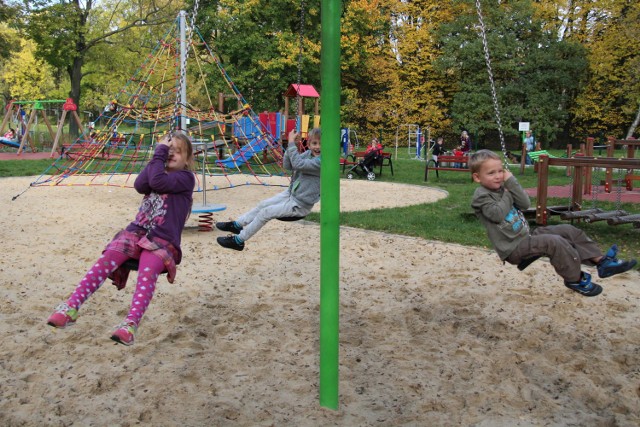 Plac zabaw w parku Jordana też powstał w ramach budżetu obywatelskiego