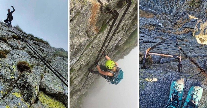 Tatry. Drabinka na Koziej Przełęczy - miejsce, które z pewnością zna każdy, kto przeszedł Orlą Perć 