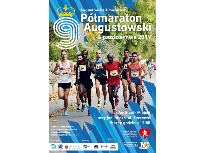 6 października odbędzie się 9. Półmaraton Augustowski....