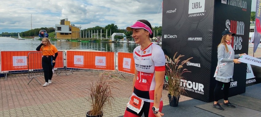 Magdalena Lenz ze Starogardu Gdańskiego Wicemistrzynią Polski w triathlonie 