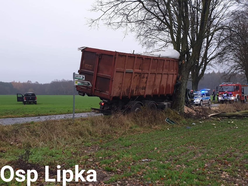 Wczoraj na drodze Lipka – Łąkie doszło do wypadku samochodowego