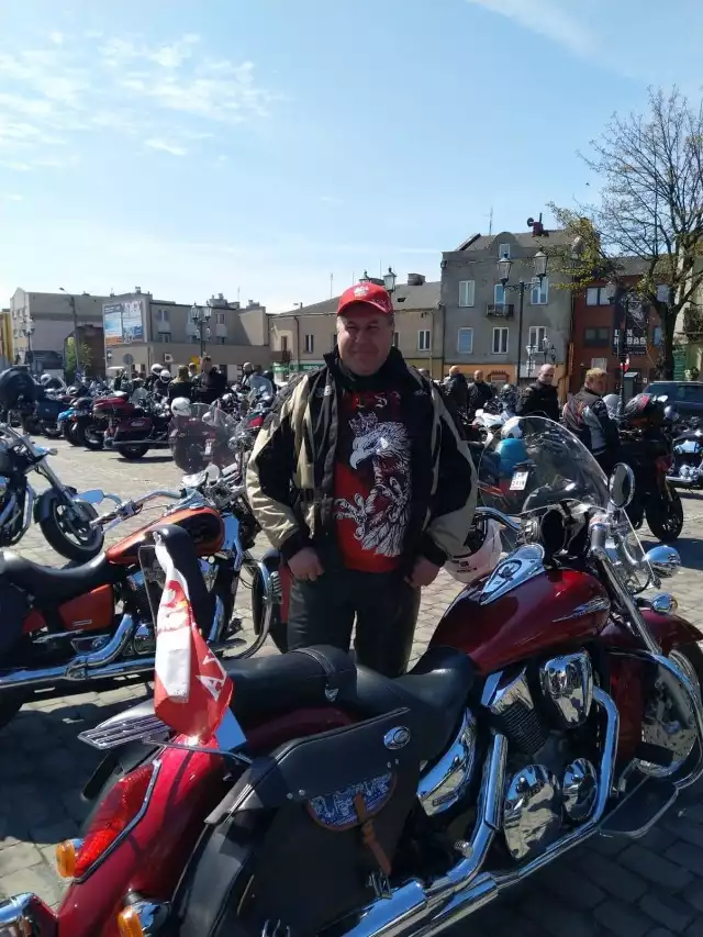 Akcja Motoserce rozpoczęła się spotkaniem motocyklistów na Placu Wolności w Grójcu.