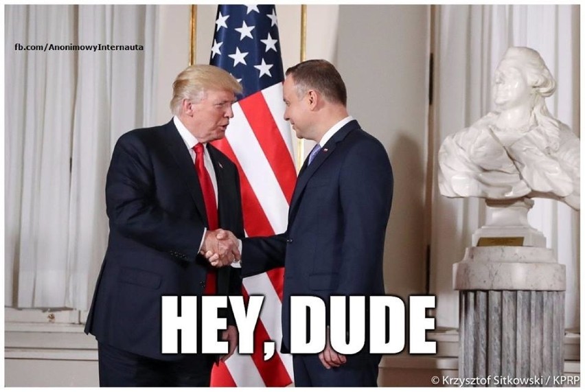 Donald Trump w Polsce. Najlepsze komentarze internautów [memy]