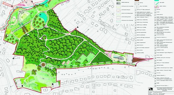 Tak ma wyglądać park we wrześniu 2012 roku według wstępnych planów