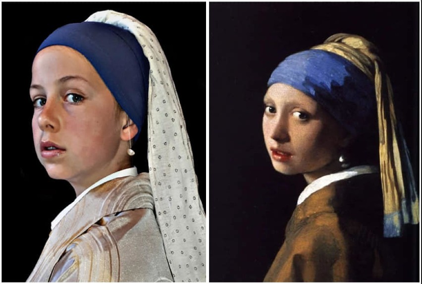 Nela Kubiak "Dziewczyna z perłą" Jan Vermeer