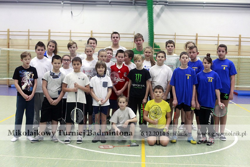 Mikołajkowy Turniej Badmintona 2014 w Smólniku [ZDJĘCIA, WYNIKI]