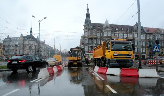 Ruszył remont torowiska al. Piastów w Szczecinie