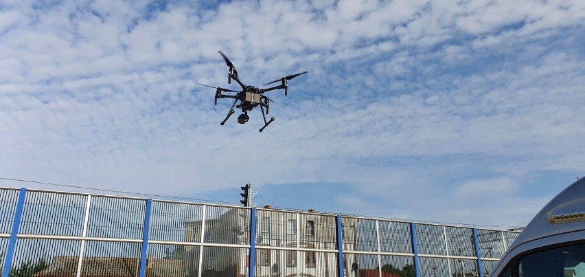 Powiat kościański. Akcja drogówki z udziałem drona
