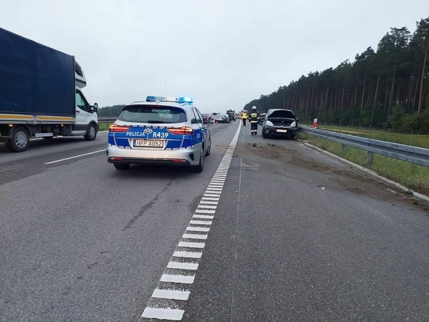 Wypadek na A1 Woźniki. Sprawca był pijany.