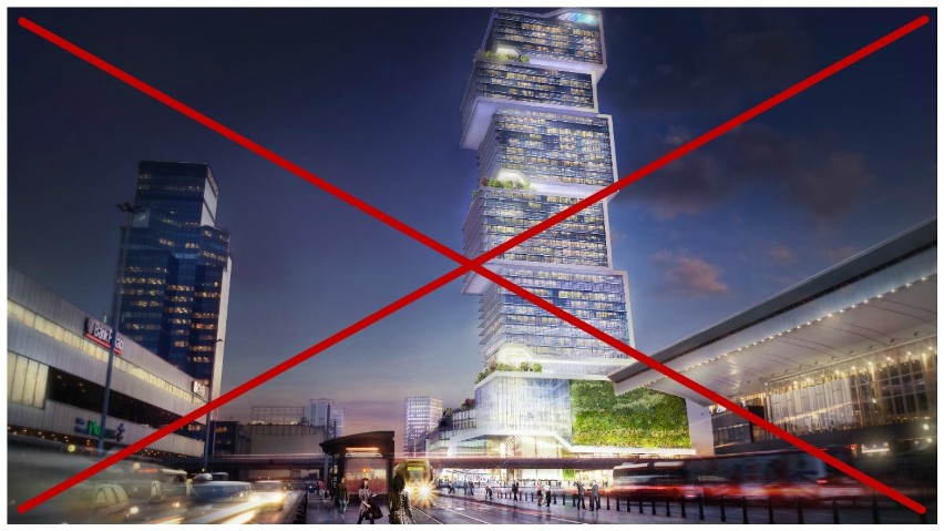 Koniec Centralnej Park! PKP blokuje budowę wieżowca....