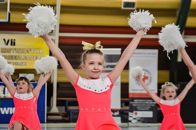 Cheerleaders w Płocku. Kolorowe mistrzostwa zwycięskie dla naszych dziewcząt