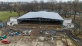 Kraków. "Heksagon" wielki hangar w Czyżynach w budowie. Ma być gotowy w tym roku