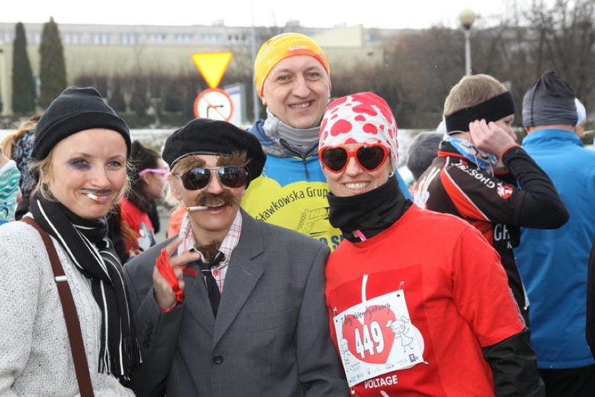 Tak wyglądał Bieg Walentynkowy przed rokiem. Zabawa była...