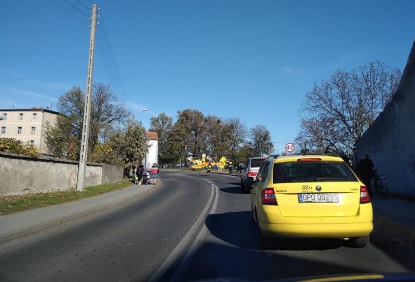 Do wypadku doszło na ul. Kościuszki w Tułowicach.