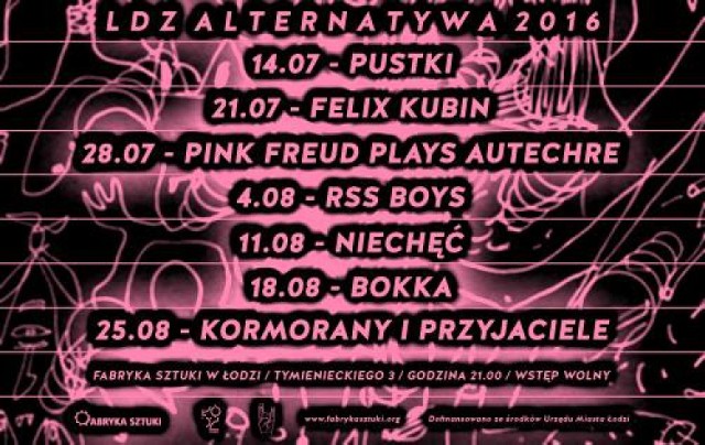 LDZ Alternatywa 2016. Koncerty w Fabryce Sztuki