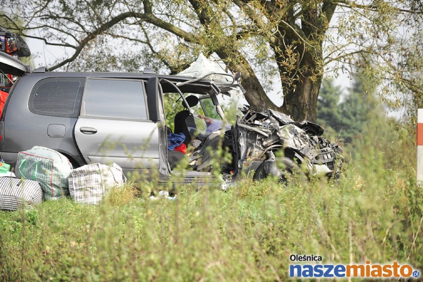 Śmiertelny wypadek pod Oleśnicą