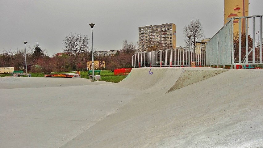 Skatepark na Retkini po przebudowie