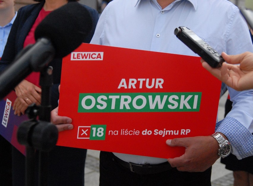 Lewica przedstawiła kandydatów z Piotrkowa i powiatu do Sejmu RP. Wśród nich m.in. Artur Ostrowski ZDJĘCIA
