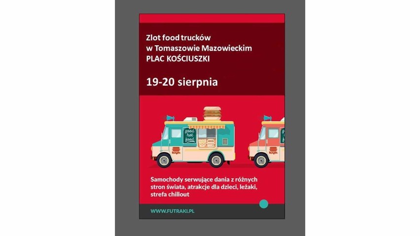 Zlot foodtrucków w Tomaszowie już w najbliższy weekend