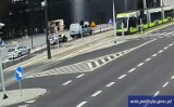 Tramwaj potrącił pieszą na ul. Sikorskiego w Olsztynie
