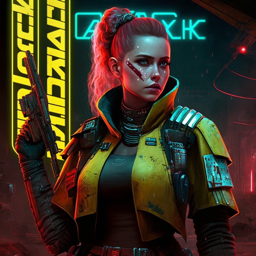 Cóż, gdyby tak wyglądały panie w połączeniu Cyberpunk 2077 i...