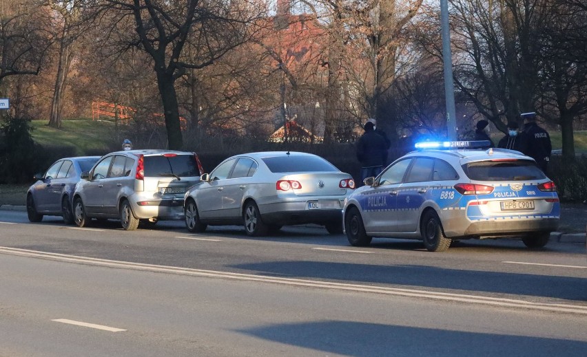 Wypadek na ulicy Witelona w Legnicy