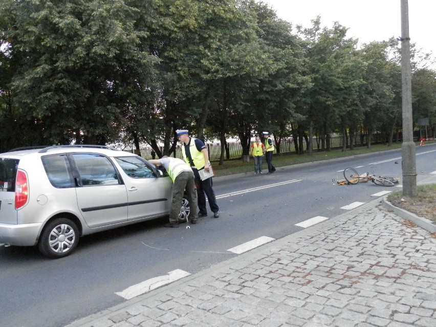 Śrem: potrącenie rowerzysty na ulicy Kilińskiego...