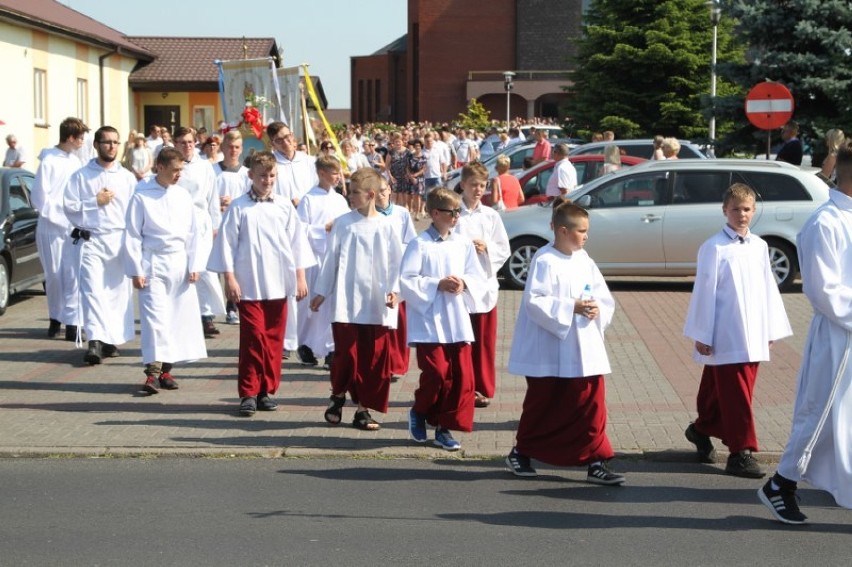 Uroczystość Najświętszego Ciała i Krwi Chrystusa w parafii Świętego Józefa Opiekuna Kościoła w Wolsztynie
