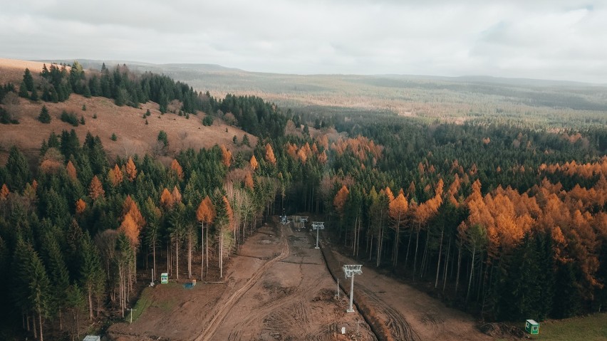 W Zieleńcu powstaje nowa kolej kanapowa. Zobacz zdjęcia z jej budowy! 