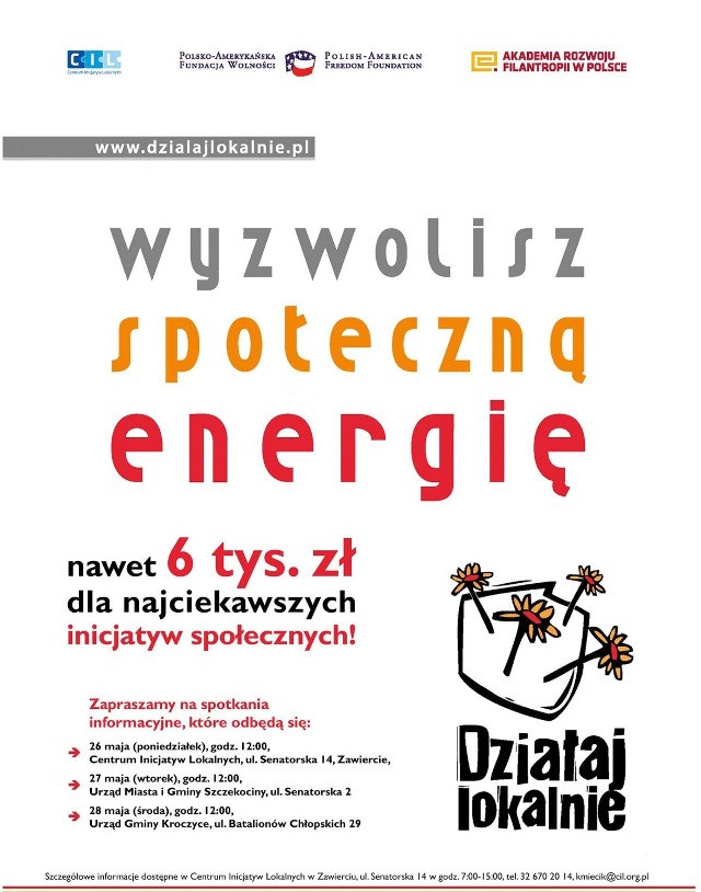 Program „Działaj Lokalnie” w Zawierciu.