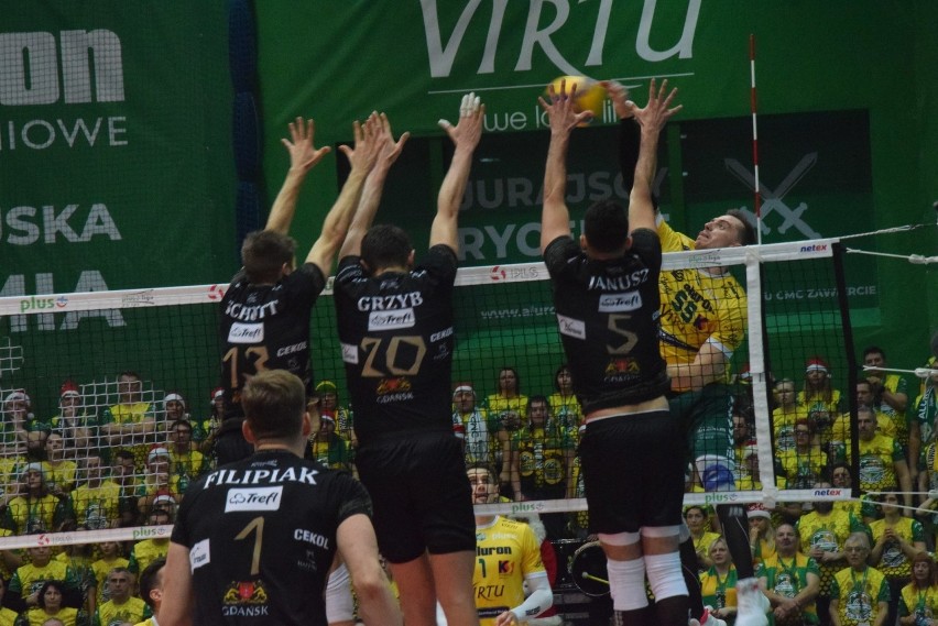 Aluron Virtu CMC Zawiercie - Trefl Gdańsk 0:3. Kibice znów bez powodów do radości ZDJĘCIA