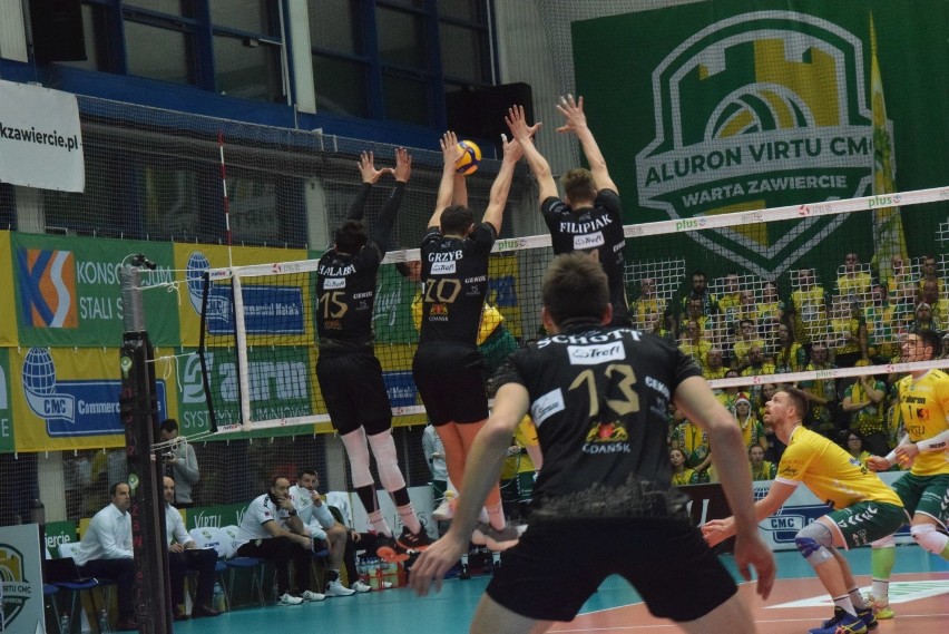 Aluron Virtu CMC Zawiercie - Trefl Gdańsk 0:3. Kibice znów bez powodów do radości ZDJĘCIA