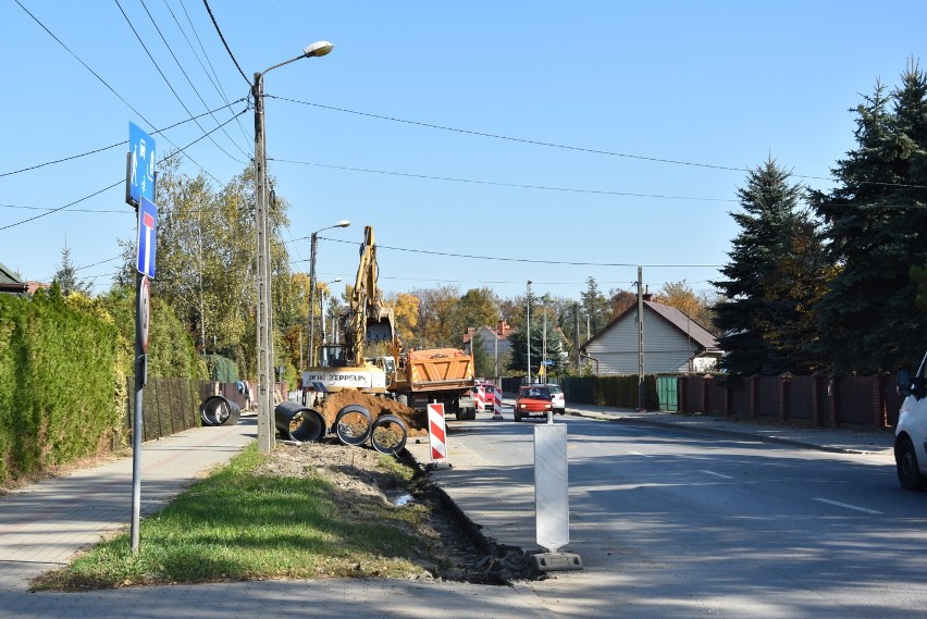 Tarnów. Rozpoczął się remont ulicy Okrężnej. Uwaga na utrudnienia w ruchu [ZDJĘCIA]