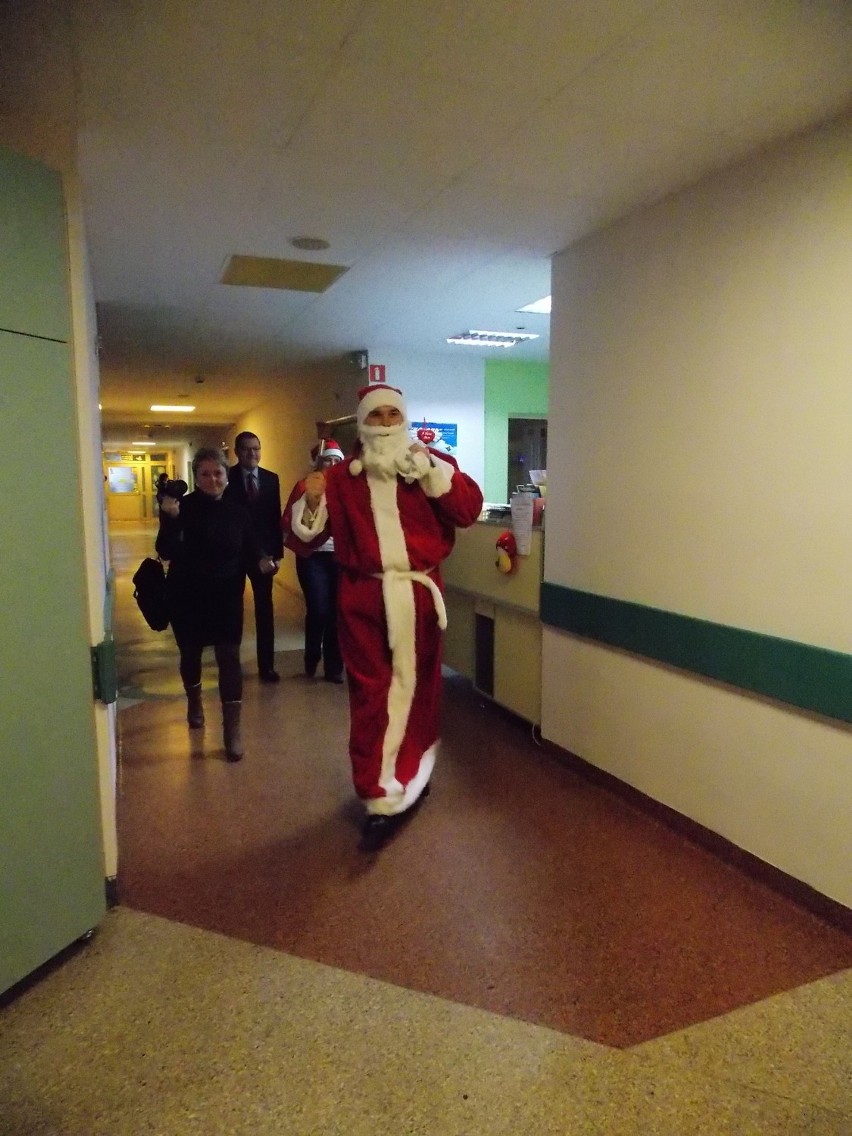 Św. Mikołaj w szpitalu w Świętochłowicach